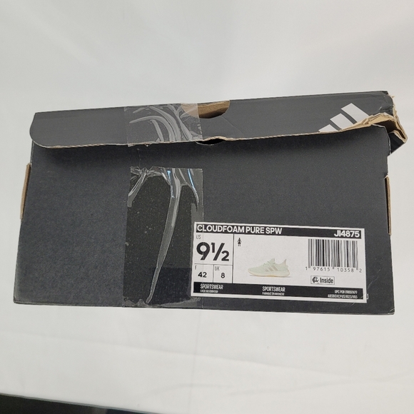 ADIDAS Cloudfoam Pure SPW Sneaker Women's Size 9.5 Seafoam Green JI4875 NIB - Picture 9 of 10